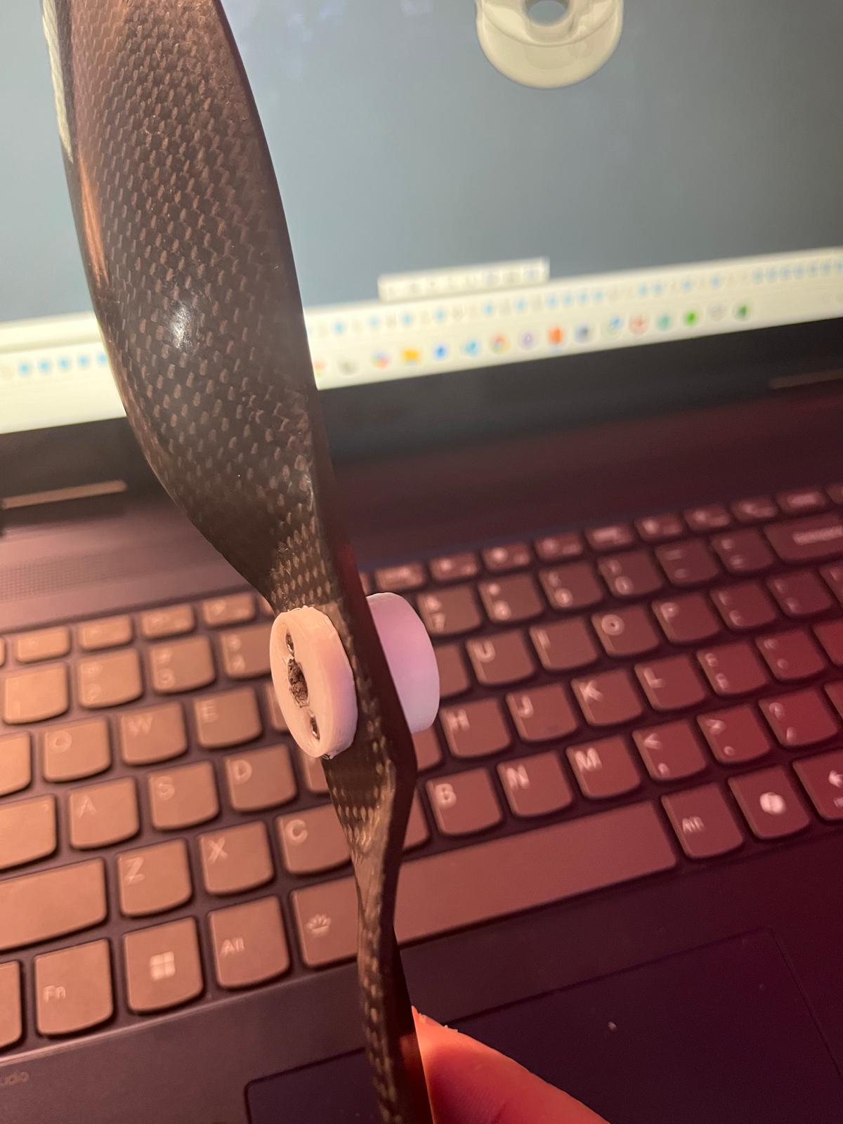 Motor propeller adapter assembly